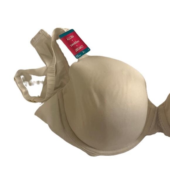 Vanity Fair‎ White Bra 78165, Size 40D - Picture 2 of 5
